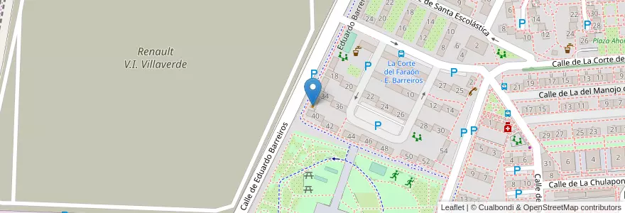 Mapa de ubicacion de Hnos. Pérez en Spanien, Autonome Gemeinschaft Madrid, Autonome Gemeinschaft Madrid, Área Metropolitana De Madrid Y Corredor Del Henares, Madrid.