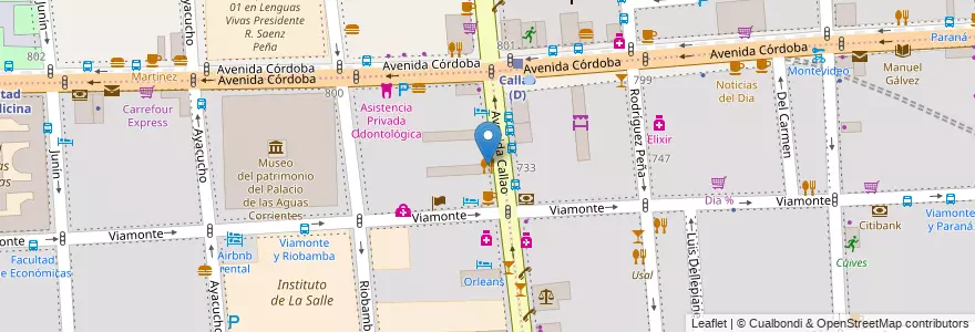 Mapa de ubicacion de Hodoro Parrilla, Balvanera en آرژانتین, Ciudad Autónoma De Buenos Aires, Comuna 3, Buenos Aires.