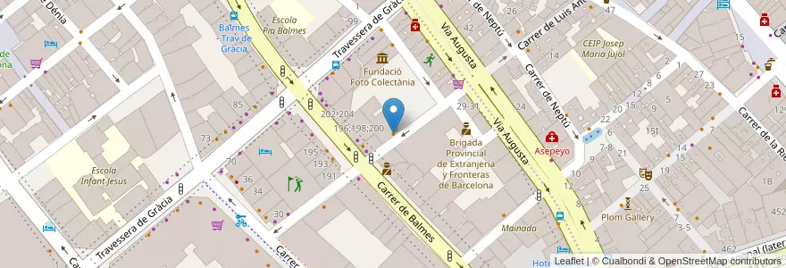 Mapa de ubicacion de Hofmann en España, Catalunya, Barcelona, Barcelonès, Barcelona.