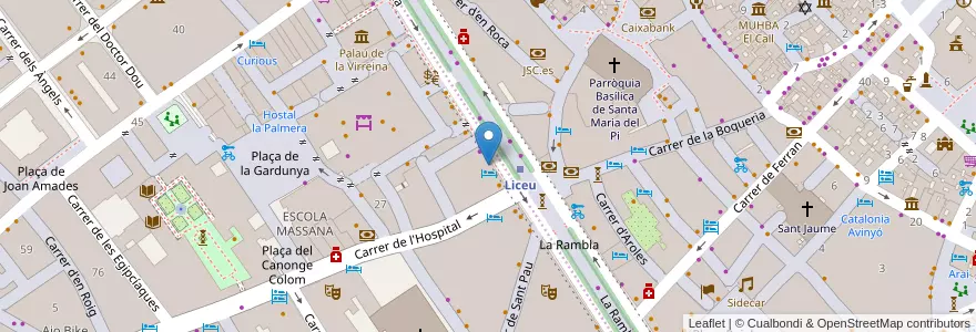 Mapa de ubicacion de Hogan's en Espagne, Catalogne, Barcelone, Barcelonais, Barcelone.