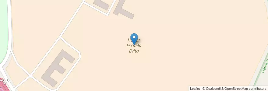 Mapa de ubicacion de Hogar Escuela Evita en Аргентина, Буэнос-Айрес, Partido De Esteban Echeverría, Aeropuerto Internacional Ezeiza.