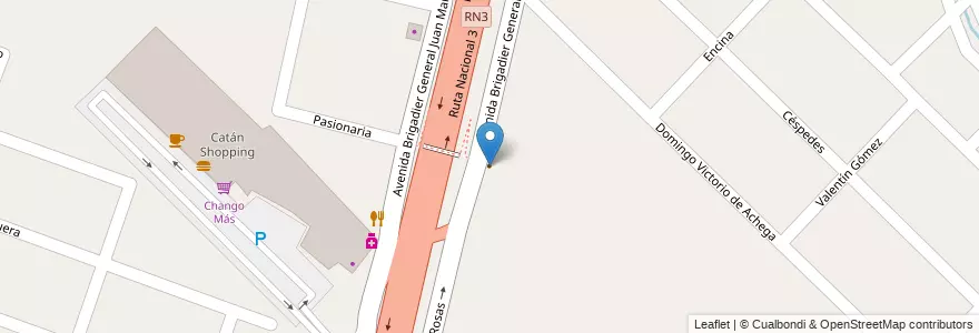 Mapa de ubicacion de Hogar para Ancianos Osvaldo Bottaro en Arjantin, Buenos Aires, Partido De La Matanza, González Catán.