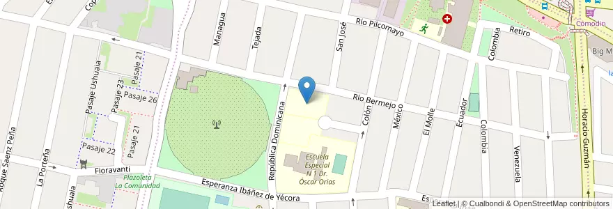 Mapa de ubicacion de Hogar Virgen de Guadalupe en Аргентина, Жужуй, Departamento Doctor Manuel Belgrano, Municipio De San Salvador De Jujuy.