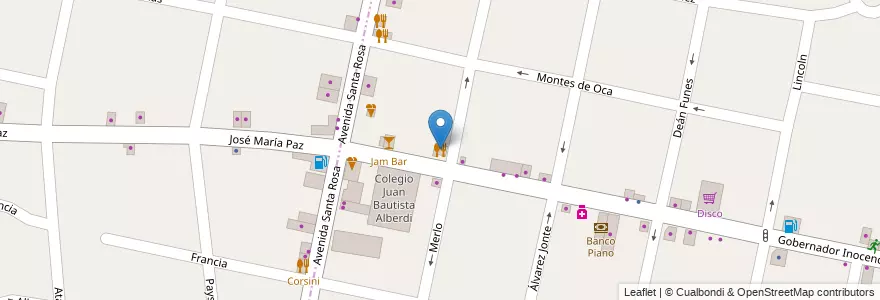Mapa de ubicacion de Hola Loco en الأرجنتين, بوينس آيرس, Partido De Morón, Castelar.