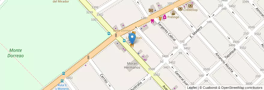 Mapa de ubicacion de ¡Hola Susana! en 阿根廷, 布宜诺斯艾利斯省, Partido De La Matanza, Lomas Del Mirador.