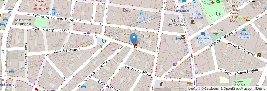Mapa de ubicacion de Home Burger Bar en Spagna, Comunidad De Madrid, Comunidad De Madrid, Área Metropolitana De Madrid Y Corredor Del Henares, Madrid.