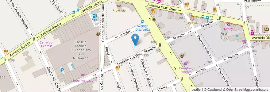 Mapa de ubicacion de Homero Garage, Caballito en アルゼンチン, Ciudad Autónoma De Buenos Aires, ブエノスアイレス, Comuna 6.