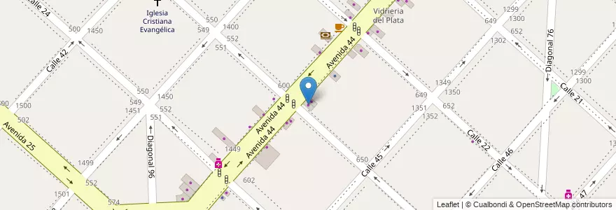 Mapa de ubicacion de Honda Centro, Casco Urbano en Argentina, Buenos Aires, Partido De La Plata, La Plata.