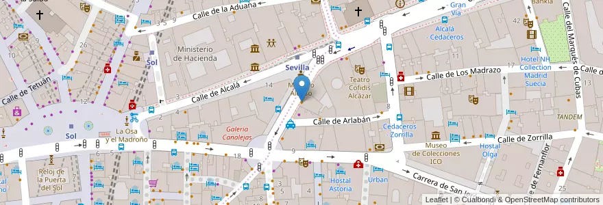 Mapa de ubicacion de Hontanares en إسبانيا, منطقة مدريد, منطقة مدريد, Área Metropolitana De Madrid Y Corredor Del Henares, مدريد.