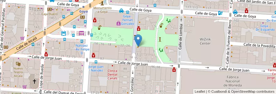 Mapa de ubicacion de Horchatería Alboraya en Espanha, Comunidade De Madrid, Comunidade De Madrid, Área Metropolitana De Madrid Y Corredor Del Henares, Madrid.