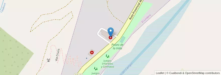 Mapa de ubicacion de Hospital de Aconquija en Argentinië, Catamarca, Departamento Andalgalá, Valle De Aconquija - Las Estancias, Municipio De Aconquija, El Lindero.