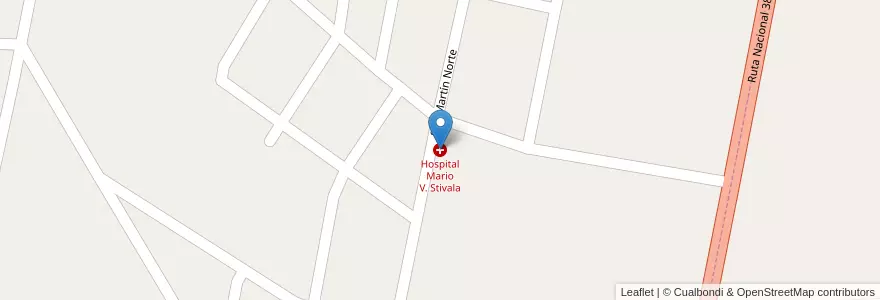 Mapa de ubicacion de Hospital Mario V. Stivala en Argentinien, Tucumán, Departamento La Cocha, Municipio De San José De La Cocha.