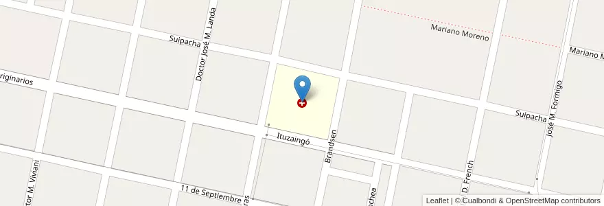 Mapa de ubicacion de Hospital Municipal Subzonal de Agudos Santa María Magdalena en Argentina, Buenos Aires, Partido De Magdalena.