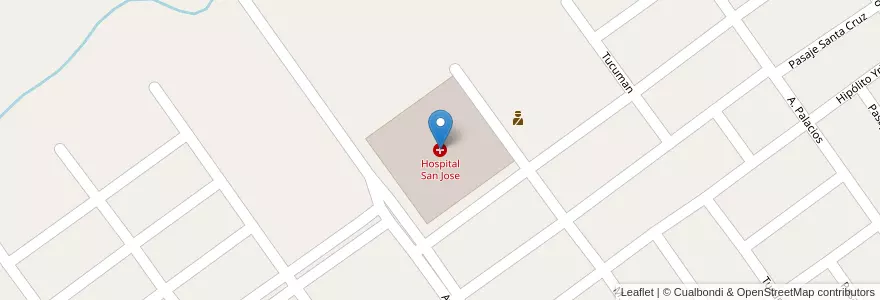 Mapa de ubicacion de Hospital San Jose en Аргентина, Корриентес, Departamento Paso De Los Libres, Municipio De Paso De Los Libres.