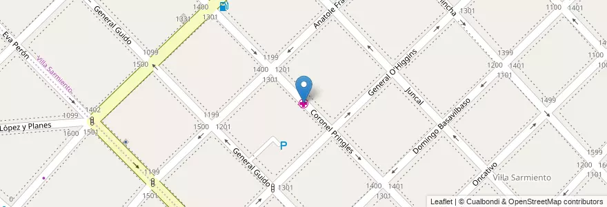 Mapa de ubicacion de Hospital Zonal Especializado en Oncología de Lanús en الأرجنتين, بوينس آيرس, Partido De Lanús, Lanús Este.