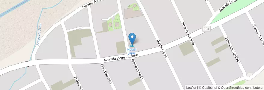 Mapa de ubicacion de Hostal Jujuy en アルゼンチン, フフイ州, Departamento Doctor Manuel Belgrano, Municipio De Yala.