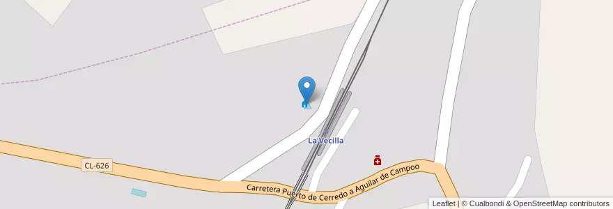 Mapa de ubicacion de Hostal restaurante Las Hoces en Espagne, Castille-Et-León, León, Montaña De Riaño, La Vecilla.
