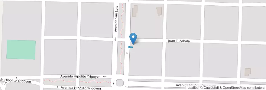 Mapa de ubicacion de Hostería Anchorena en 阿根廷, San Luis, Gobernador Dupuy, Comisión Municipal De Anchorena.