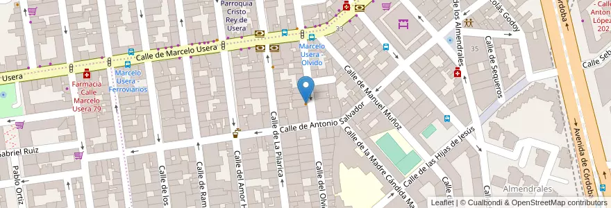 Mapa de ubicacion de Hot Pot en Spain, Community Of Madrid, Community Of Madrid, Área Metropolitana De Madrid Y Corredor Del Henares, Madrid.