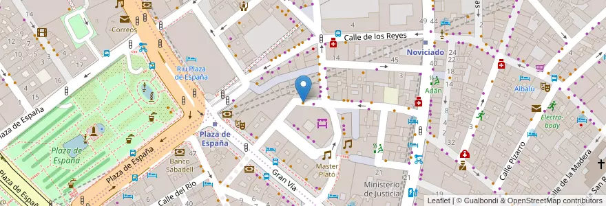 Mapa de ubicacion de Hot Pot en Espanha, Comunidade De Madrid, Comunidade De Madrid, Área Metropolitana De Madrid Y Corredor Del Henares, Madrid.