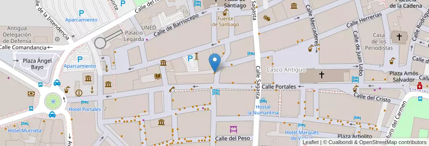 Mapa de ubicacion de Hotel California en اسپانیا, La Rioja, La Rioja, Logroño.