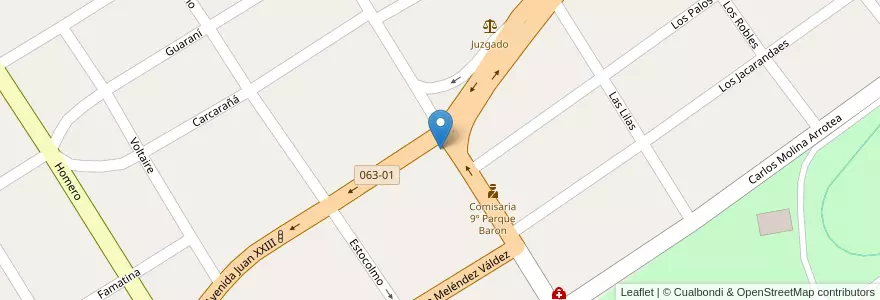 Mapa de ubicacion de Hotel Mi Refugio en Arjantin, Buenos Aires, Partido De Lomas De Zamora, Lomas De Zamora.
