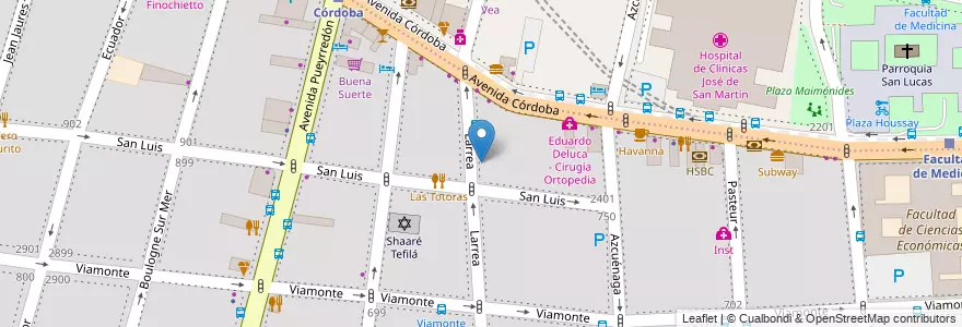 Mapa de ubicacion de Hotel Mix, Balvanera en 아르헨티나, Ciudad Autónoma De Buenos Aires, 부에노스아이레스.