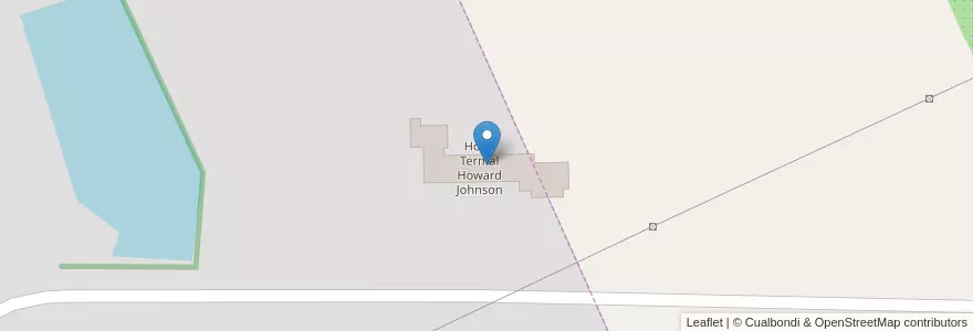 Mapa de ubicacion de Hotel Termal Howard Johnson en アルゼンチン, ブエノスアイレス州, Partido De Dolores, Dolores.