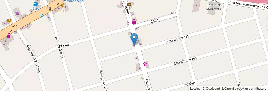 Mapa de ubicacion de Hoy no Cochino en آرژانتین, استان بوئنوس آیرس, Partido De Tigre, Don Torcuato.