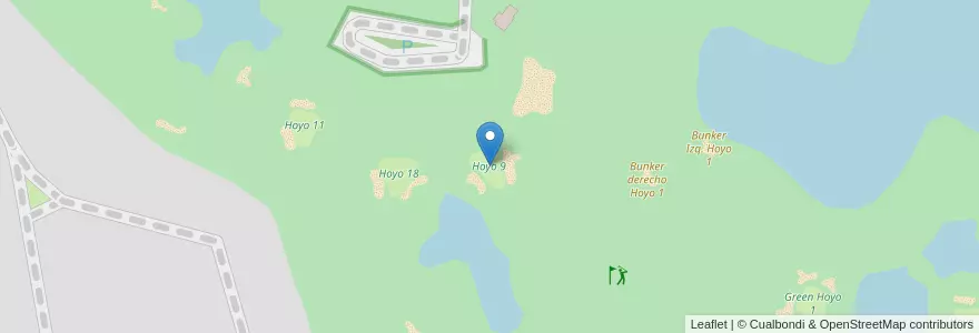 Mapa de ubicacion de Hoyo 9 en Arjantin, Santa Fe, Departamento Rosario, Municipio De Funes, Funes.
