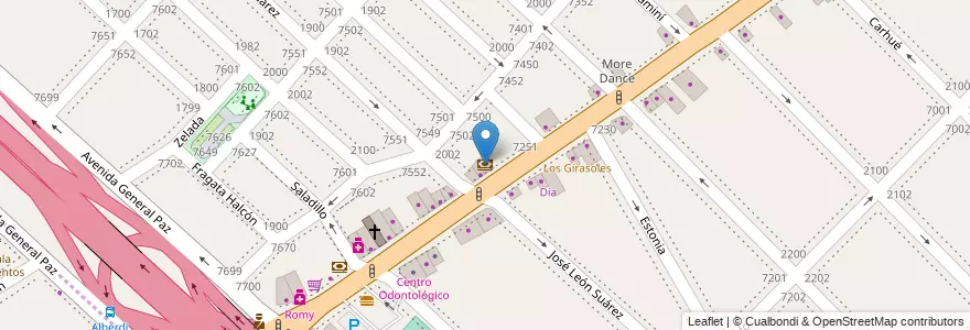 Mapa de ubicacion de HSBC, Mataderos en 아르헨티나, Ciudad Autónoma De Buenos Aires, 부에노스아이레스.