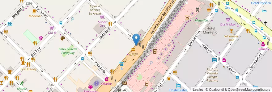 Mapa de ubicacion de HSBC, Palermo en Argentina, Ciudad Autónoma De Buenos Aires, Buenos Aires, Comuna 14.