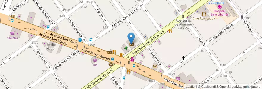 Mapa de ubicacion de HSBC, Villa Devoto en Аргентина, Буэнос-Айрес, Буэнос-Айрес, Comuna 11.