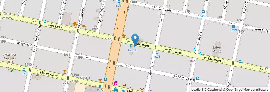 Mapa de ubicacion de Huellitas en Argentine, Santa Fe, Departamento Rosario, Municipio De Rosario, Rosario.