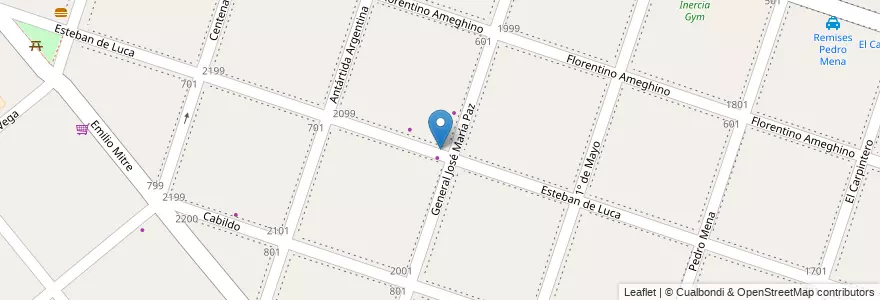 Mapa de ubicacion de Huguito y Jade en Arjantin, Buenos Aires, Partido De Moreno, Moreno.