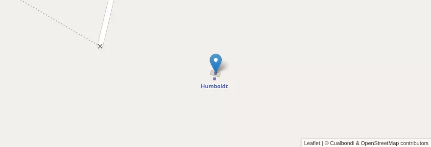 Mapa de ubicacion de Humboldt en Argentinien, Santa Fe, Departamento Las Colonias, Municipio De Humboldt.
