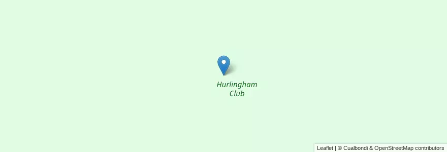 Mapa de ubicacion de Hurlingham Club en Argentinië, Buenos Aires, Partido De Hurlingham, Hurlingham.
