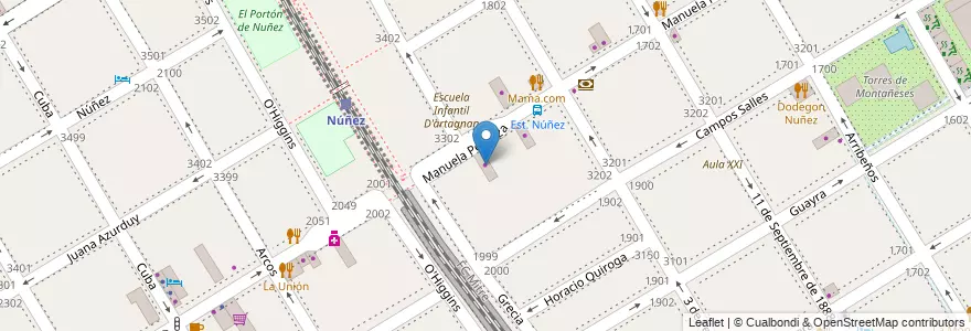 Mapa de ubicacion de Hyundai, Nuñez en 阿根廷, Ciudad Autónoma De Buenos Aires, 布宜诺斯艾利斯, Comuna 13.