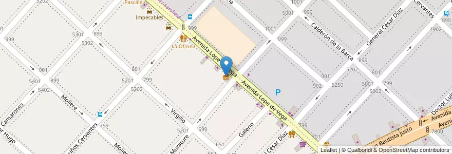 Mapa de ubicacion de I Ragazzi, Villa Luro en 阿根廷, Ciudad Autónoma De Buenos Aires, 布宜诺斯艾利斯, Comuna 10.