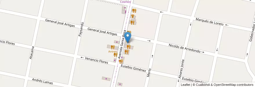 Mapa de ubicacion de Iamed en Arjantin, Buenos Aires, Partido De Morón, Castelar.