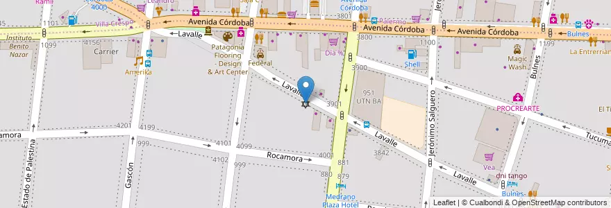 Mapa de ubicacion de Iarjo Jabad, Almagro en Argentine, Ciudad Autónoma De Buenos Aires, Buenos Aires.