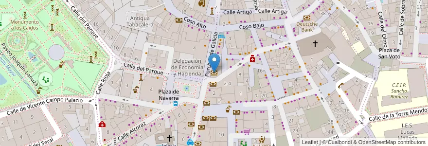 Mapa de ubicacion de IberCaja en 스페인, Aragón, Huesca, Hoya De Huesca / Plana De Uesca, Huesca.