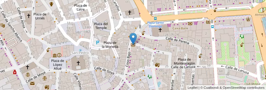 Mapa de ubicacion de IberCaja en Spanien, Aragonien, Huesca, Hoya De Huesca / Plana De Uesca, Huesca.