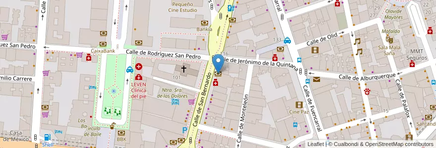 Mapa de ubicacion de IberCaja en 西班牙, Comunidad De Madrid, Comunidad De Madrid, Área Metropolitana De Madrid Y Corredor Del Henares, Madrid.
