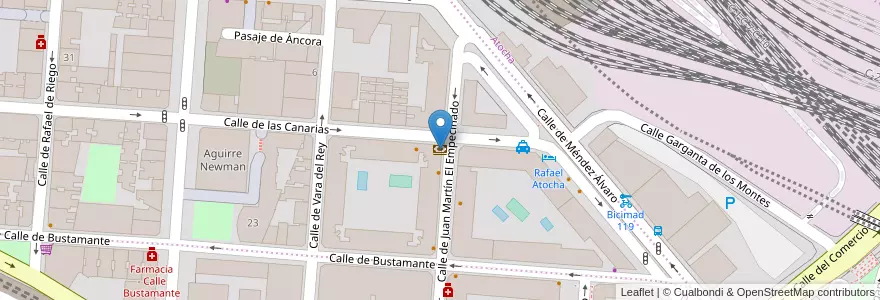 Mapa de ubicacion de IberCaja en Испания, Мадрид, Мадрид, Área Metropolitana De Madrid Y Corredor Del Henares, Мадрид.