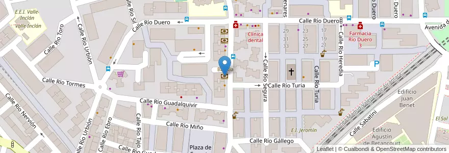 Mapa de ubicacion de IberCaja en Spanje, Comunidad De Madrid, Comunidad De Madrid, Área Metropolitana De Madrid Y Corredor Del Henares, Leganés.