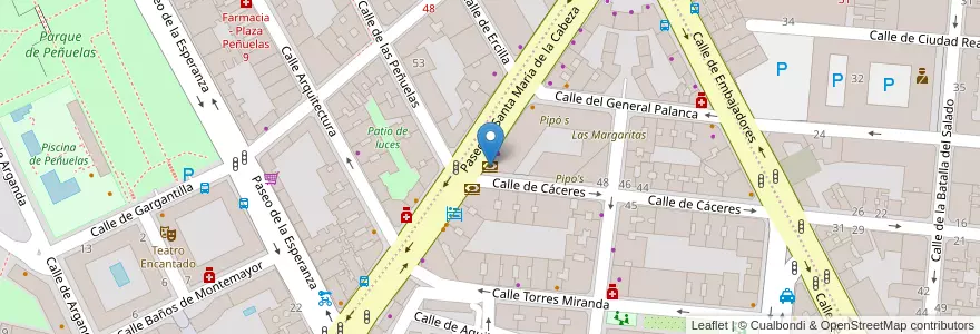 Mapa de ubicacion de IberCaja en 스페인, Comunidad De Madrid, Comunidad De Madrid, Área Metropolitana De Madrid Y Corredor Del Henares, 마드리드.