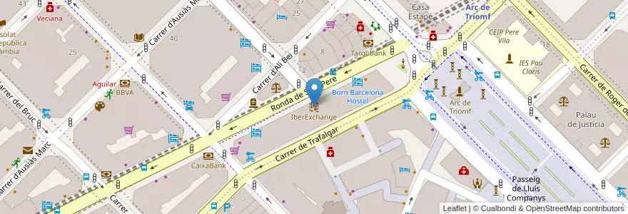 Mapa de ubicacion de IberExchange en Espanha, Catalunha, Barcelona, Barcelonès, Barcelona.