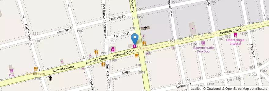 Mapa de ubicacion de Ibupirac, Nueva Pompeya en Аргентина, Буэнос-Айрес, Comuna 7, Буэнос-Айрес.