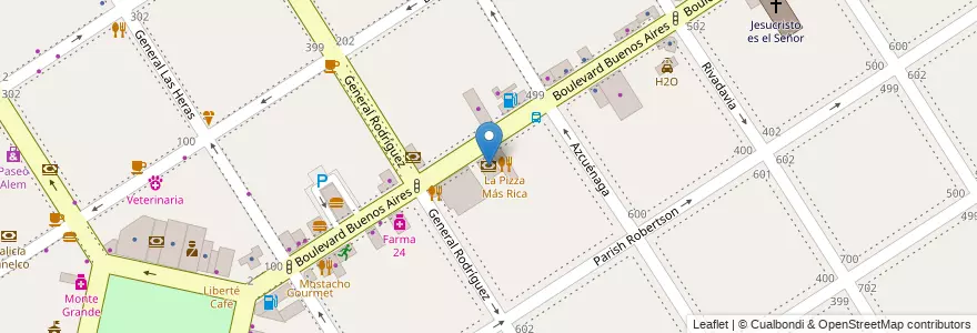 Mapa de ubicacion de ICBC Banelco en Arjantin, Buenos Aires, Partido De Esteban Echeverría, Monte Grande.